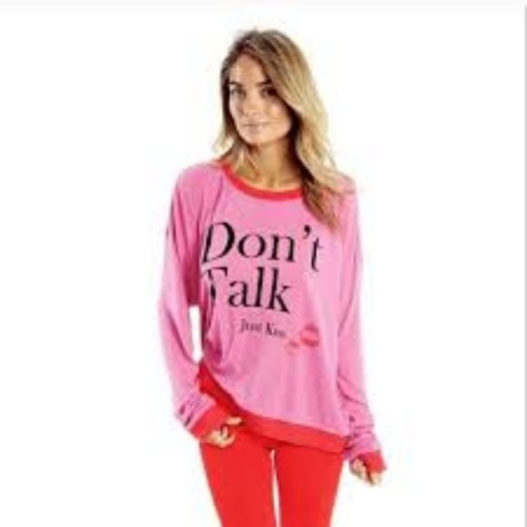 Wildfox Barbie "Dont Talk" Sweater Size M - Picture 1 of 5